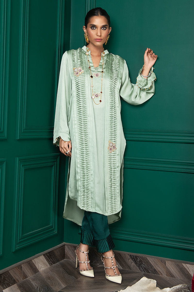Wardha Saleem | Luxury Pret Fusion Wear | WS22-028 -  Wardha Saleem Ladies Clothes - Original Designer Dress - House of Maryam