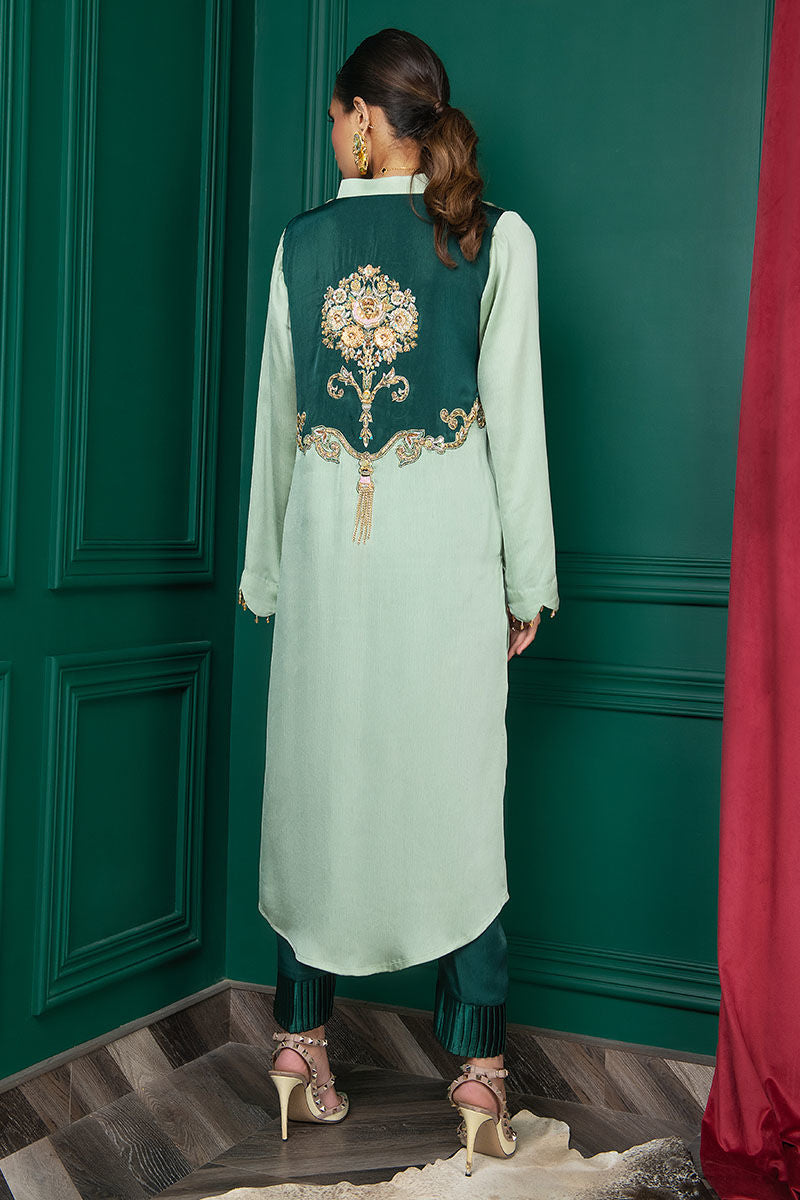 Wardha Saleem | Luxury Pret Fusion Wear | WS22-028 -  Wardha Saleem Ladies Clothes - Original Designer Dress - House of Maryam