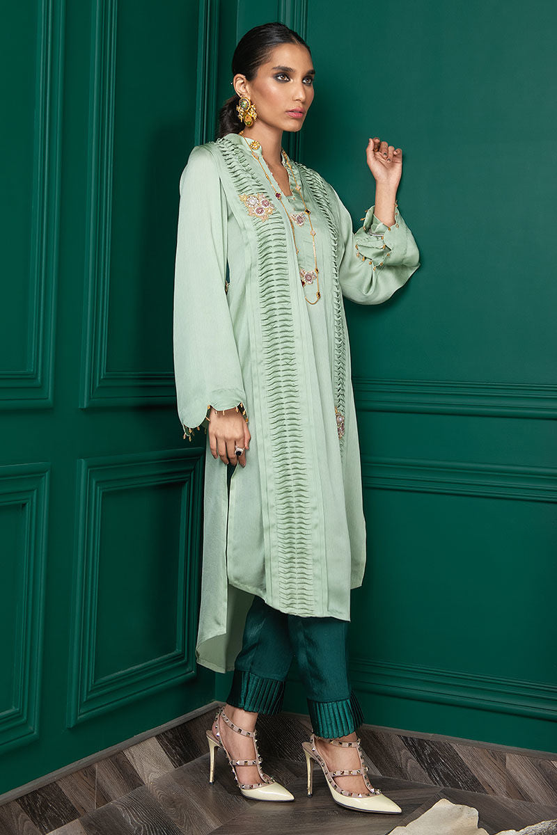 Wardha Saleem | Luxury Pret Fusion Wear | WS22-028 -  Wardha Saleem Ladies Clothes - Original Designer Dress - House of Maryam