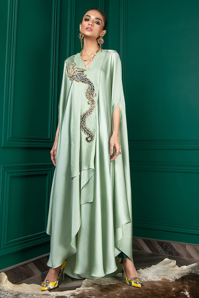 Wardha Saleem | Luxury Pret Fusion Wear | WS22-018 -  Wardha Saleem Ladies Clothes - Original Designer Dress - House of Maryam