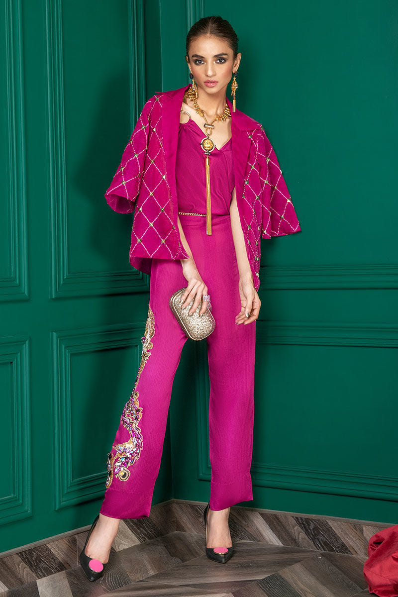 Wardha Saleem | Luxury Pret Fusion Wear | WS22-027 -  Wardha Saleem Ladies Clothes - Original Designer Dress - House of Maryam