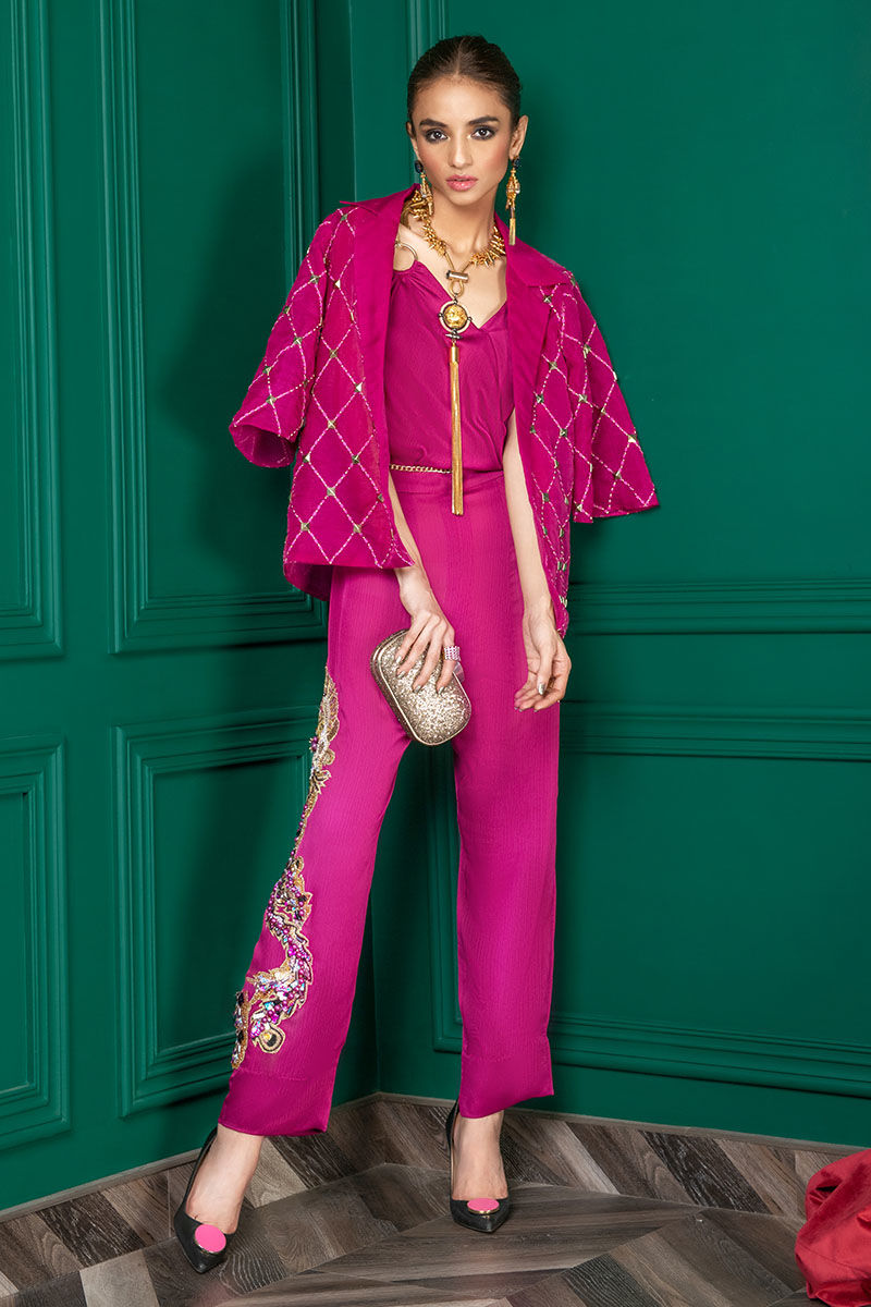 Wardha Saleem | Luxury Pret Fusion Wear | WS22-027 -  Wardha Saleem Ladies Clothes - Original Designer Dress - House of Maryam