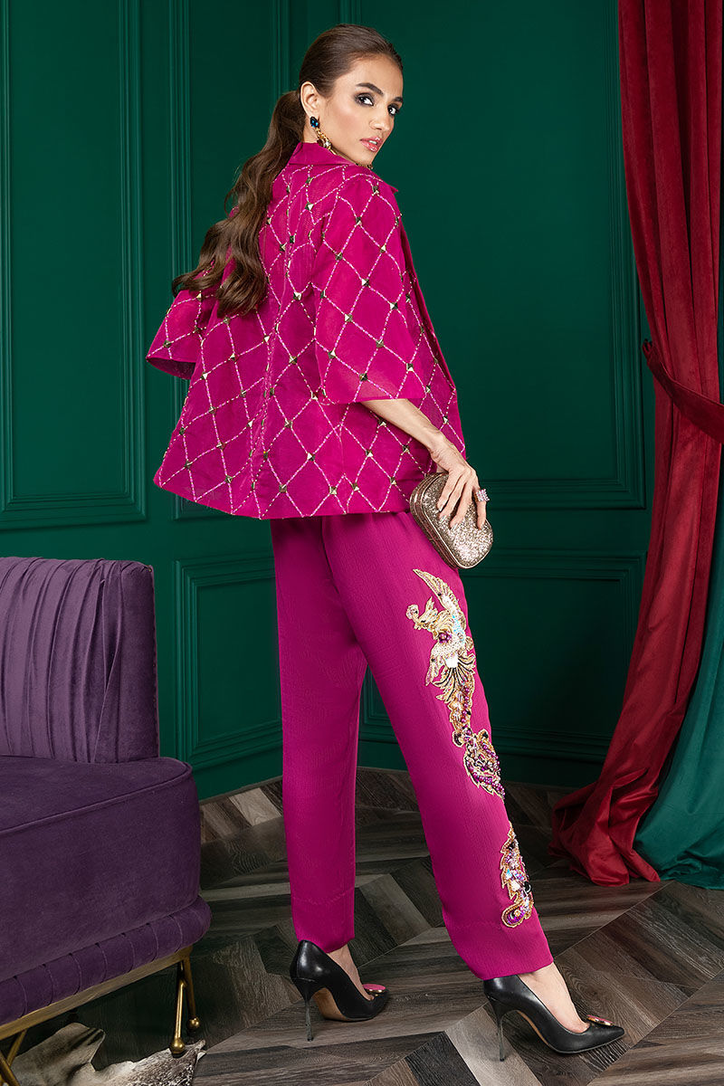 Wardha Saleem | Luxury Pret Fusion Wear | WS22-027 -  Wardha Saleem Ladies Clothes - Original Designer Dress - House of Maryam