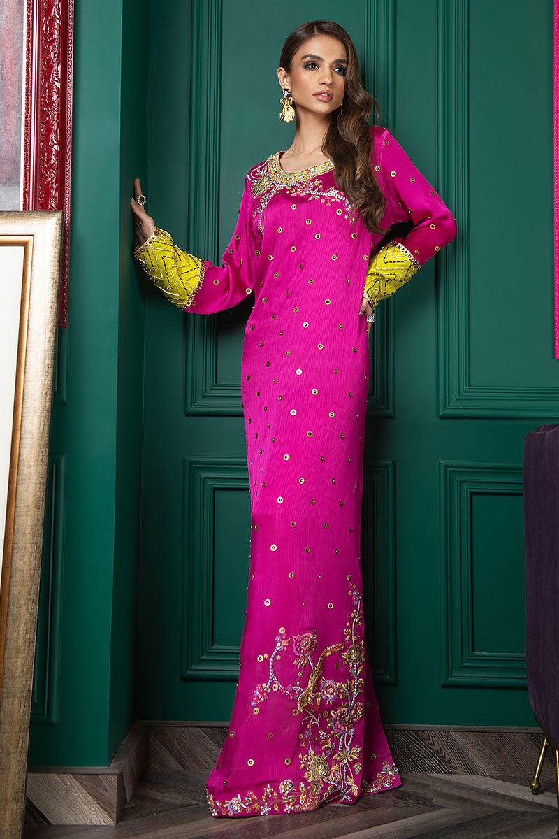 Wardha Saleem | Luxury Pret Fusion Wear | WS22-035 -  Wardha Saleem Ladies Clothes - Original Designer Dress - House of Maryam