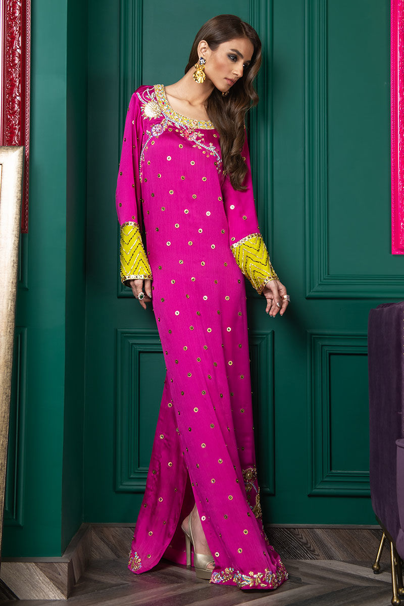 Wardha Saleem | Luxury Pret Fusion Wear | WS22-035 -  Wardha Saleem Ladies Clothes - Original Designer Dress - House of Maryam