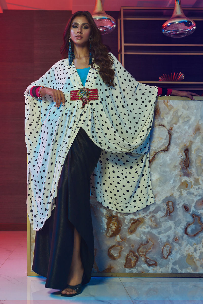 Wardha Saleem | Luxury Pret Fusion Wear | HOT SPOT– 3PC FORMAL DRAPE -  Wardha Saleem Ladies Clothes - Original Designer Dress - House of Maryam