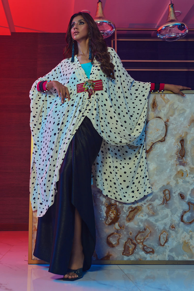 Wardha Saleem | Luxury Pret Fusion Wear | HOT SPOT– 3PC FORMAL DRAPE -  Wardha Saleem Ladies Clothes - Original Designer Dress - House of Maryam