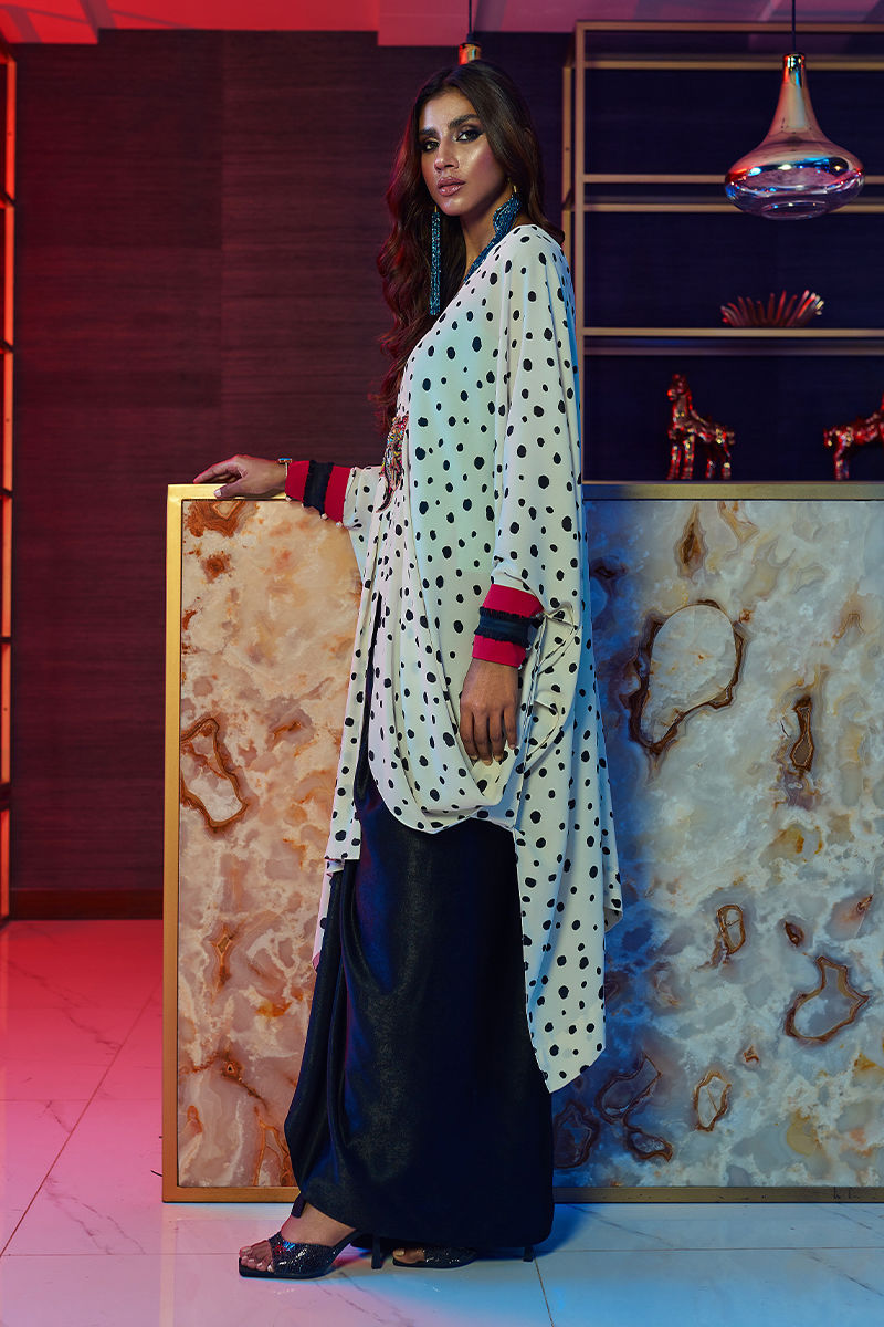 Wardha Saleem | Luxury Pret Fusion Wear | HOT SPOT– 3PC FORMAL DRAPE -  Wardha Saleem Ladies Clothes - Original Designer Dress - House of Maryam