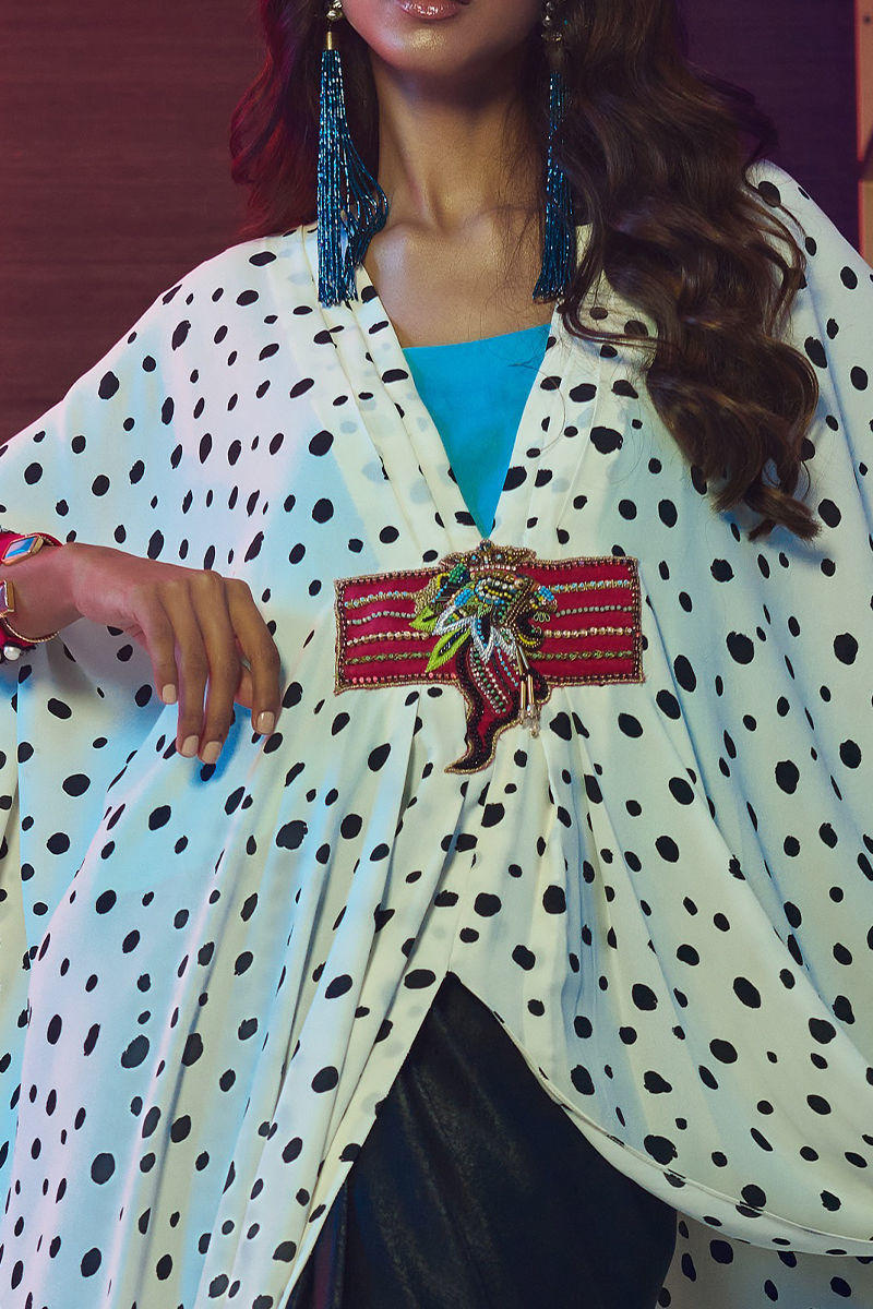 Wardha Saleem | Luxury Pret Fusion Wear | HOT SPOT– 3PC FORMAL DRAPE -  Wardha Saleem Ladies Clothes - Original Designer Dress - House of Maryam