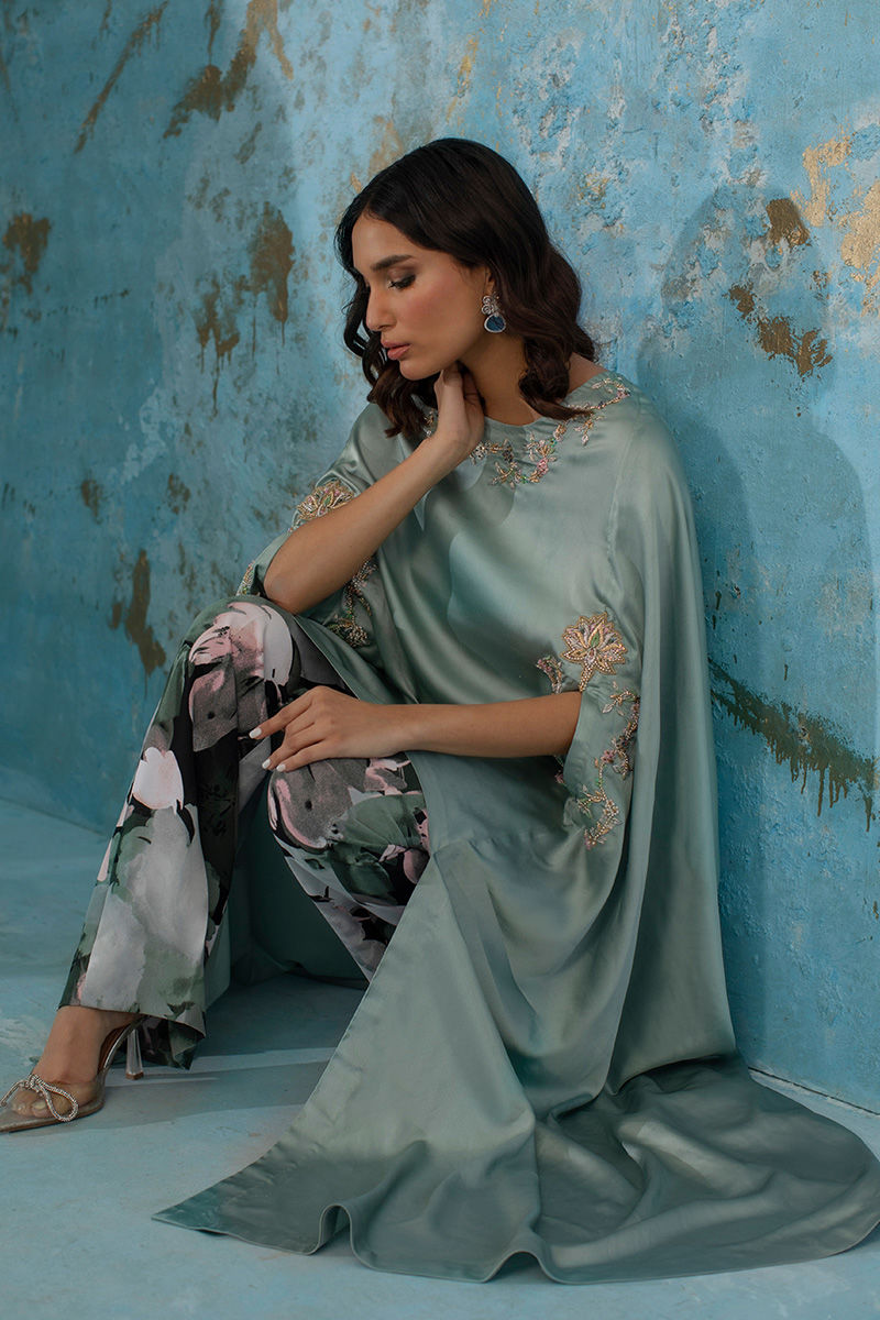 Wardha Saleem | Luxury Pret Fusion Wear | LOTUS LOVE -  Wardha Saleem Ladies Clothes - Original Designer Dress - House of Maryam
