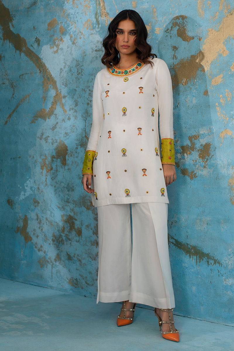 Wardha Saleem | Luxury Pret Fusion Wear | CALL ME NEON -  Wardha Saleem Ladies Clothes - Original Designer Dress - House of Maryam