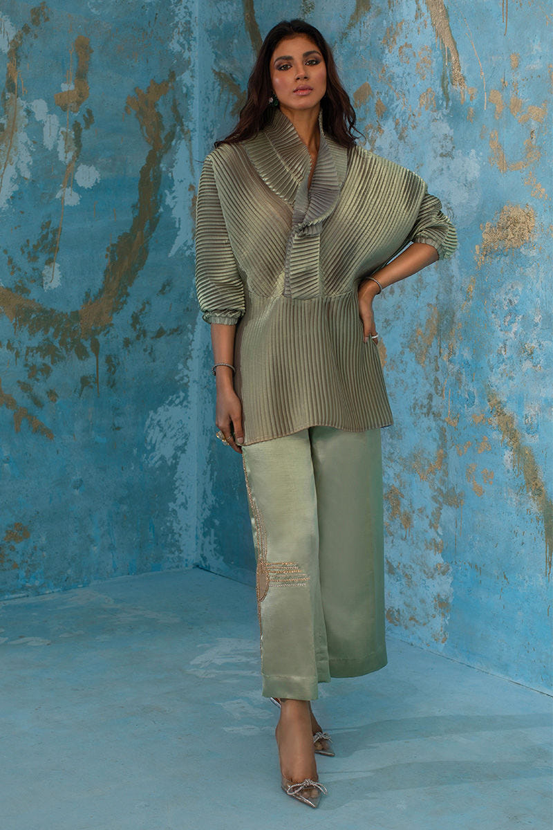 Wardha Saleem | Luxury Pret Fusion Wear | LUNA -  Wardha Saleem Ladies Clothes - Original Designer Dress - House of Maryam