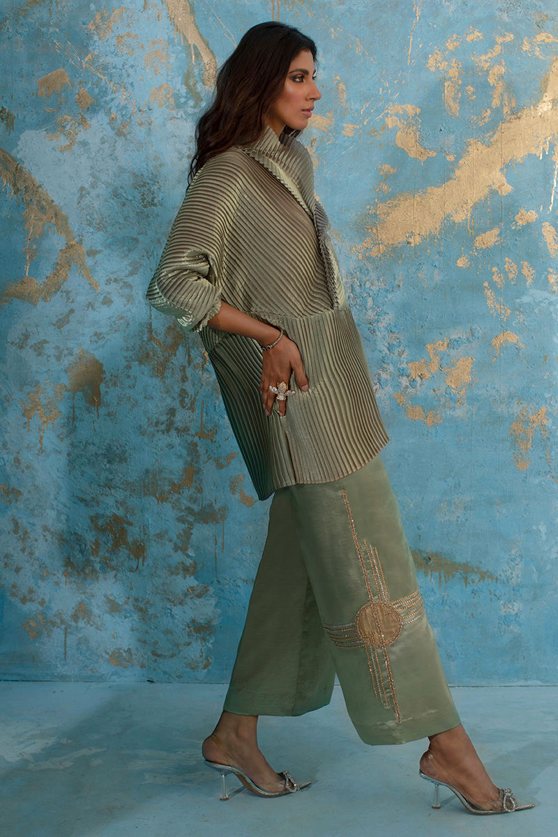 Wardha Saleem | Luxury Pret Fusion Wear | LUNA -  Wardha Saleem Ladies Clothes - Original Designer Dress - House of Maryam