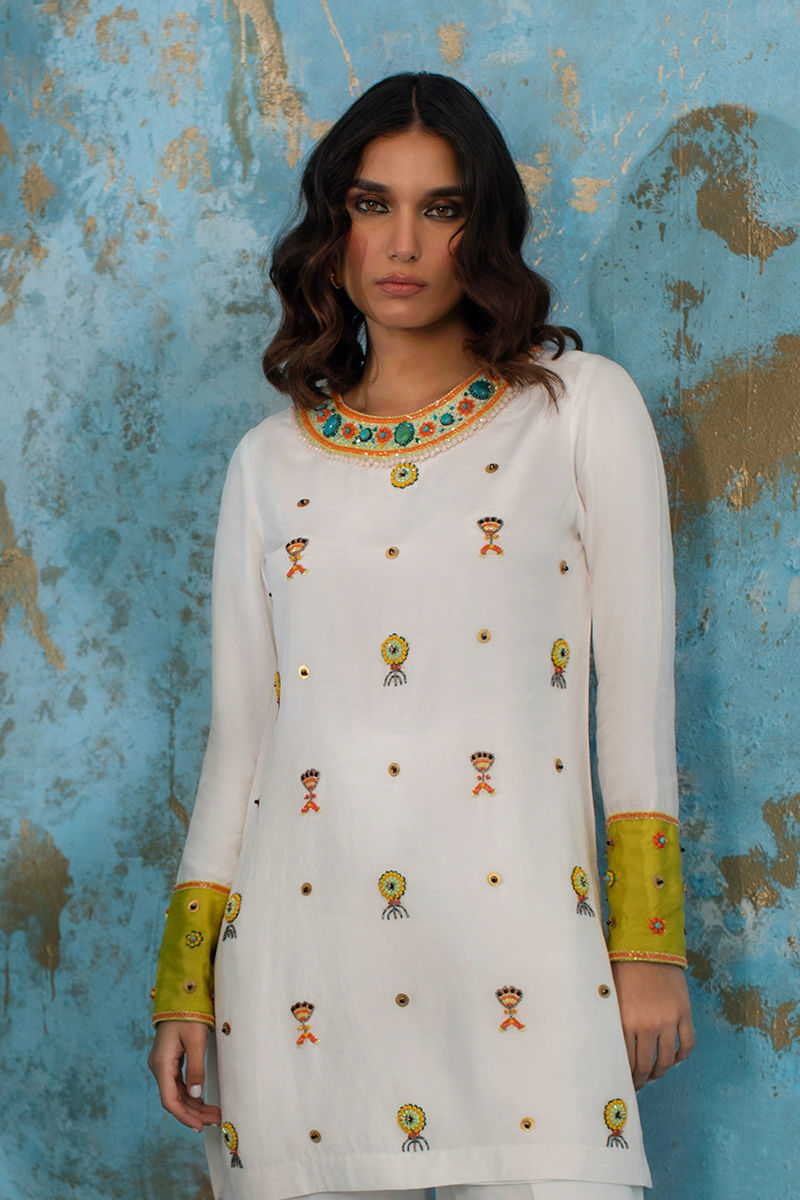 Wardha Saleem | Luxury Pret Fusion Wear | CALL ME NEON -  Wardha Saleem Ladies Clothes - Original Designer Dress - House of Maryam