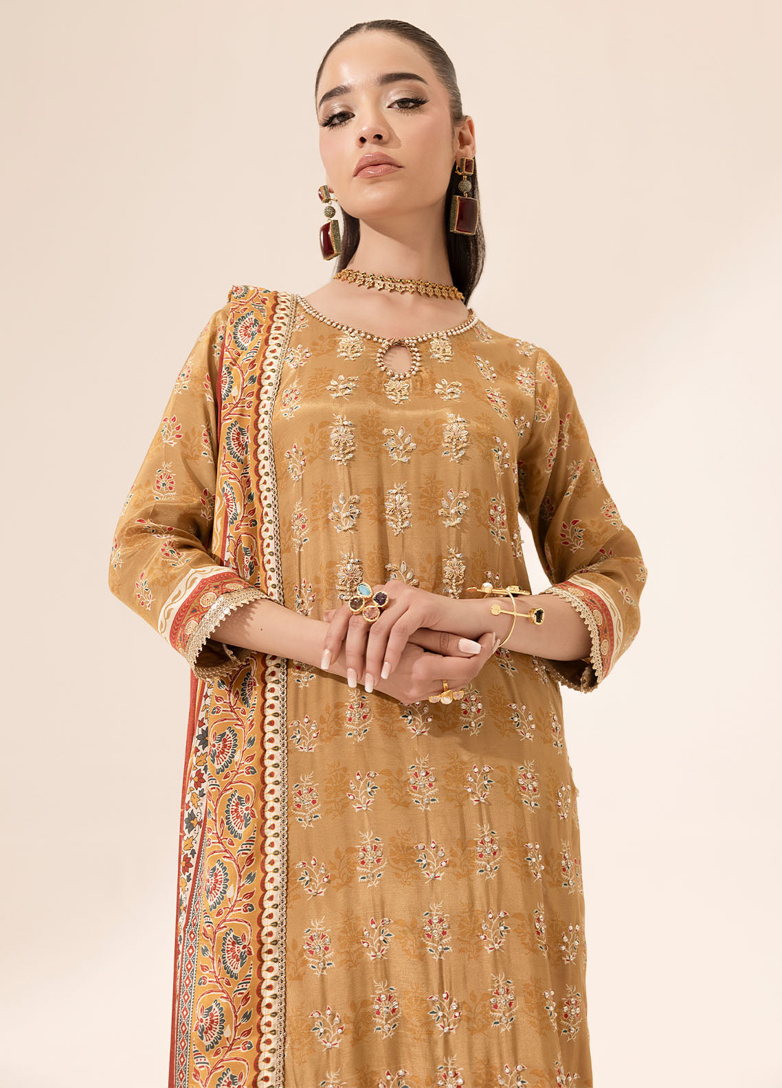 Sahane | Suay Silk Handwork Edit | CT-15002 MAYA - SUAY -  Sahane Ladies Clothes - Original Designer Dress - House of Maryam