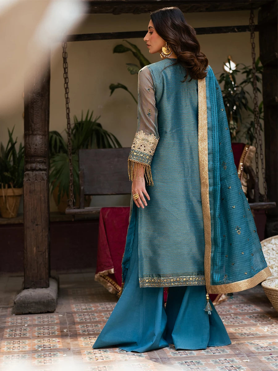 Salitex | Signature Festive Chiffon | SUNW6JI039UT -  Salitex Ladies Clothes - Original Designer Dress - House of Maryam