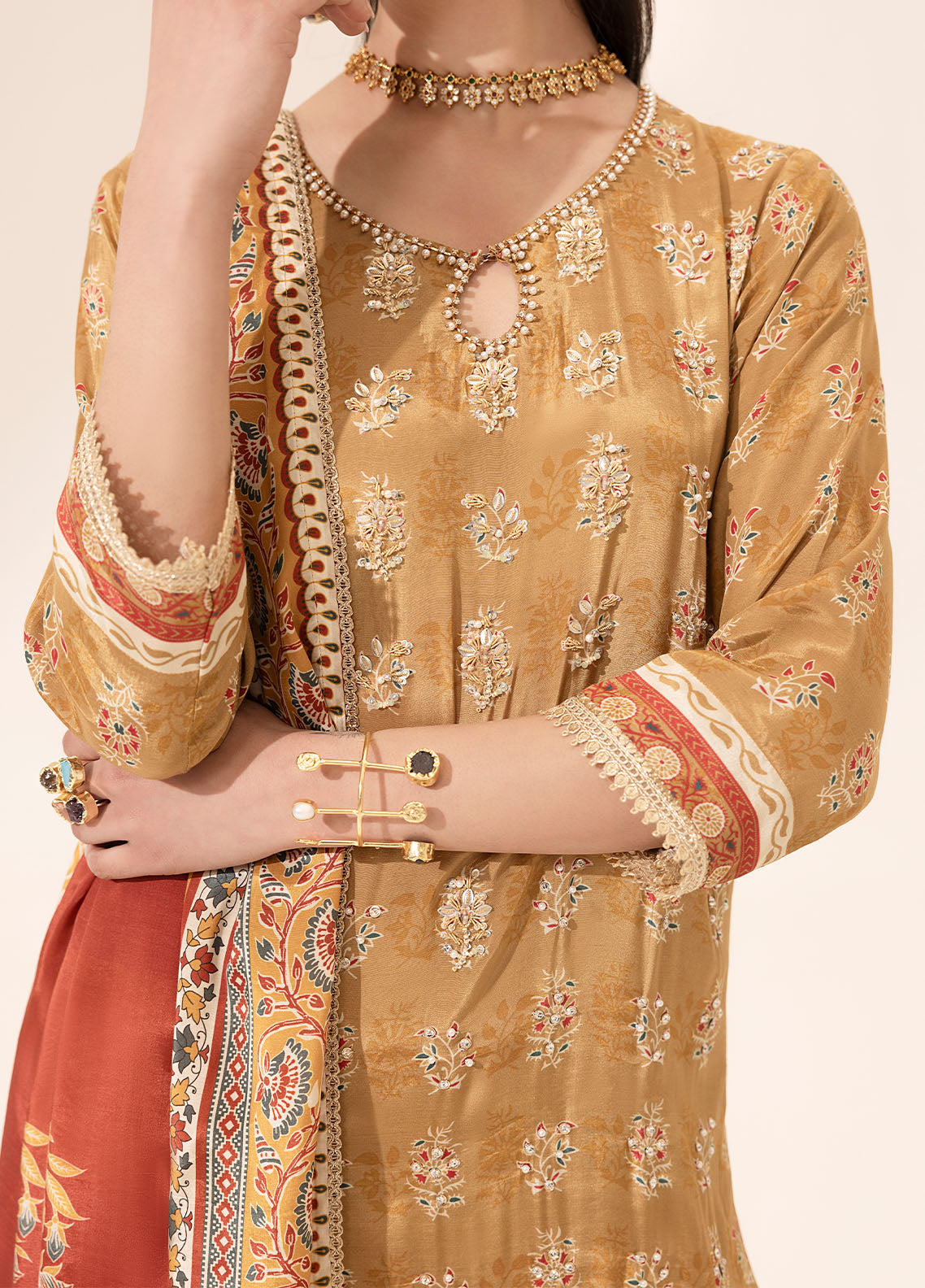 Sahane | Suay Silk Handwork Edit | CT-15002 MAYA - SUAY -  Sahane Ladies Clothes - Original Designer Dress - House of Maryam