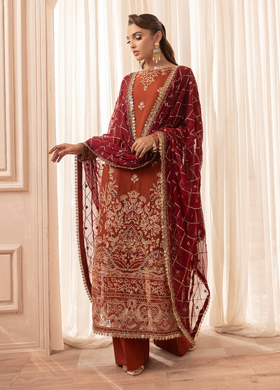 Sahane | Elyssa Festive Chiffon | CT-19007 Dune - ELYSSA -  Sahane Ladies Clothes - Original Designer Dress - House of Maryam