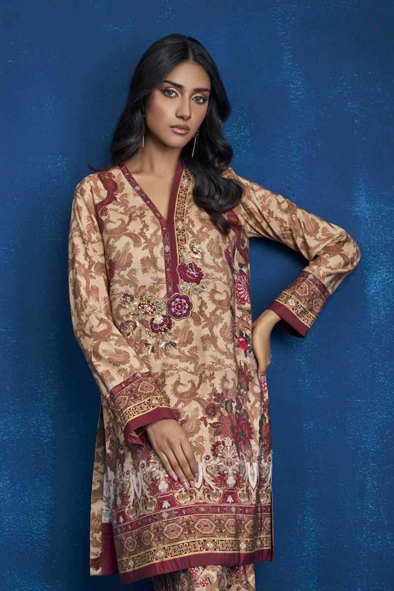 Shamaeel Ansari | Essentials 25 | ES-01 -  Shamaeel Ansari Ladies Clothes - Original Designer Dress - House of Maryam