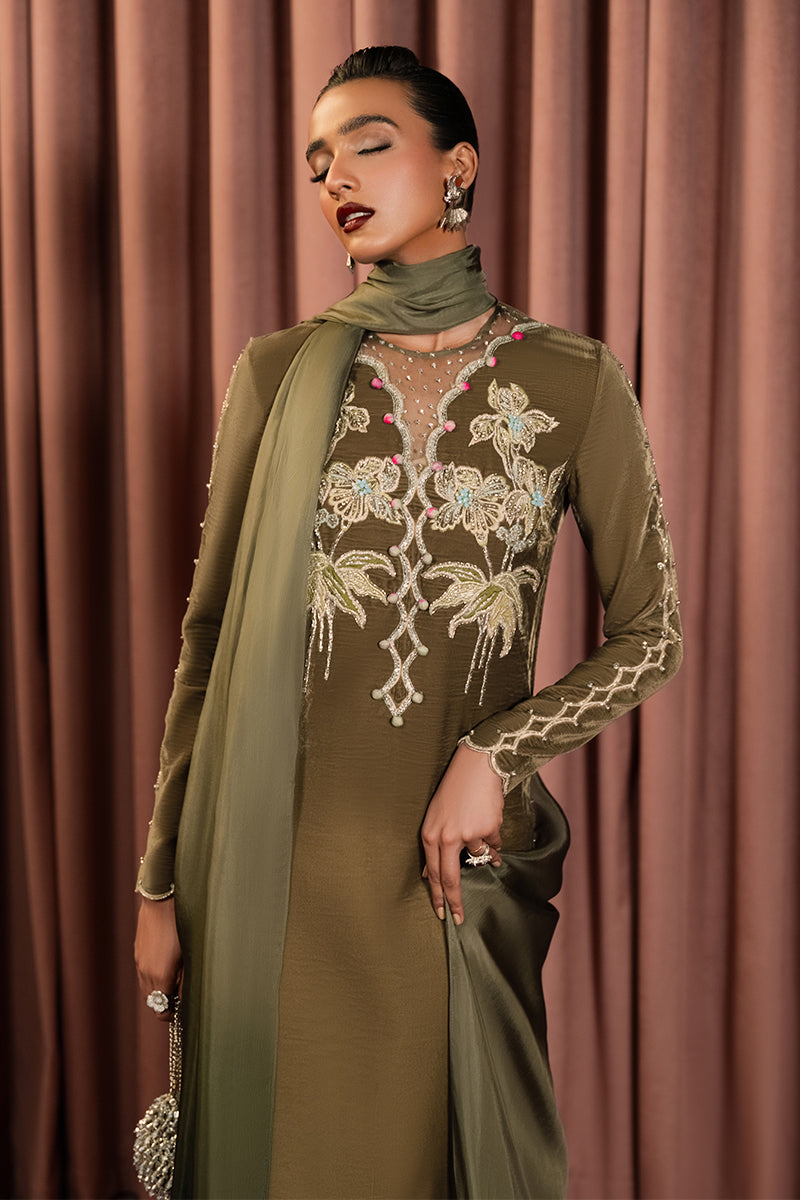 Haute Form | Rose Winter Plush | Honey Glow -  Haute Form Ladies Clothes - Original Designer Dress - House of Maryam
