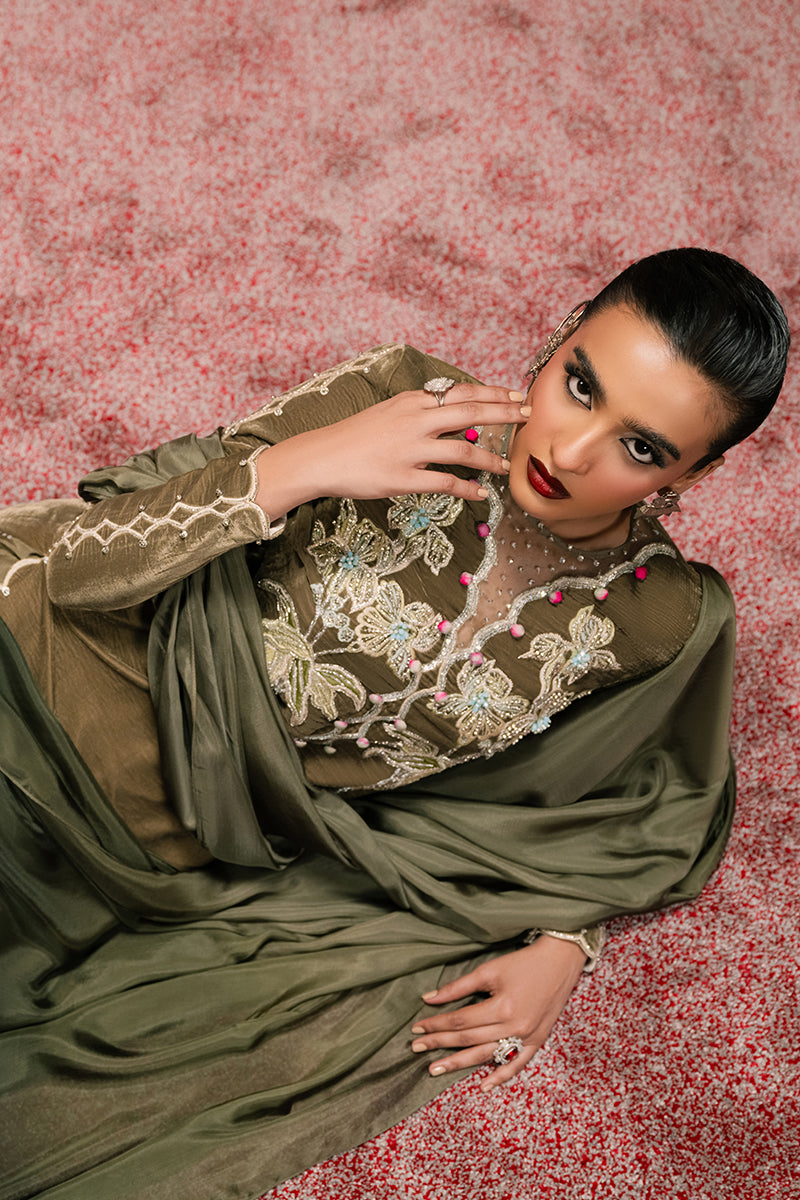 Haute Form | Rose Winter Plush | Honey Glow -  Haute Form Ladies Clothes - Original Designer Dress - House of Maryam
