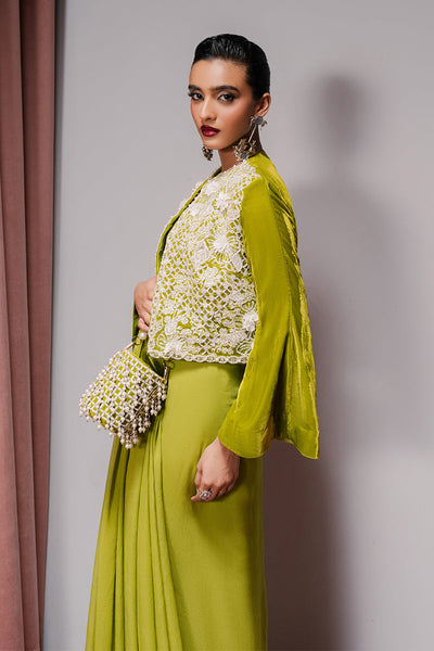 Haute Form | Rose Winter Plush | Breathing Neon -  Haute Form Ladies Clothes - Original Designer Dress - House of Maryam