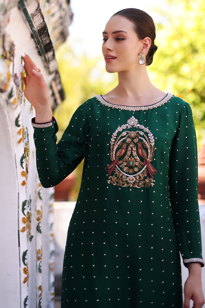 Aisha Imran | Luxury Pret | Scarlet, image 4