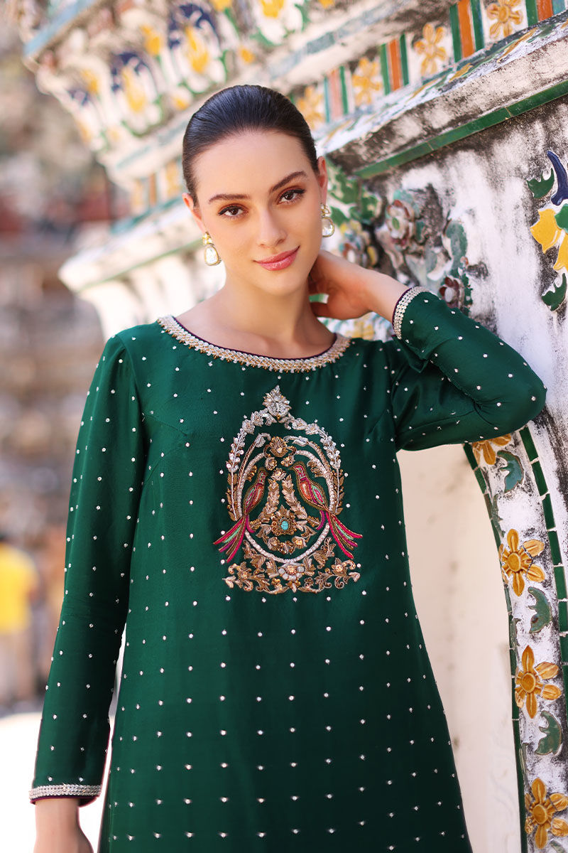 Aisha Imran | Luxury Pret | Scarlet, image 3