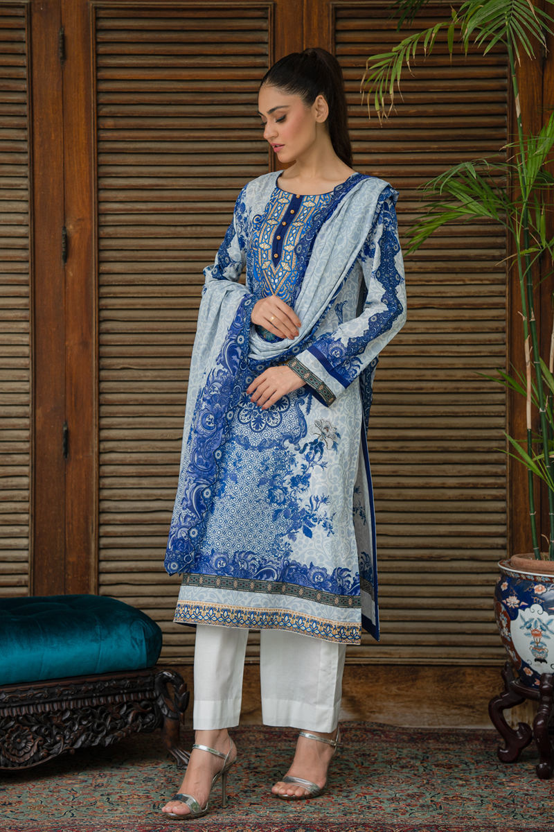 Shamaeel Ansari | Gulrang Lawn | LP-01 -  Shamaeel Ansari Ladies Clothes - Original Designer Dress - House of Maryam