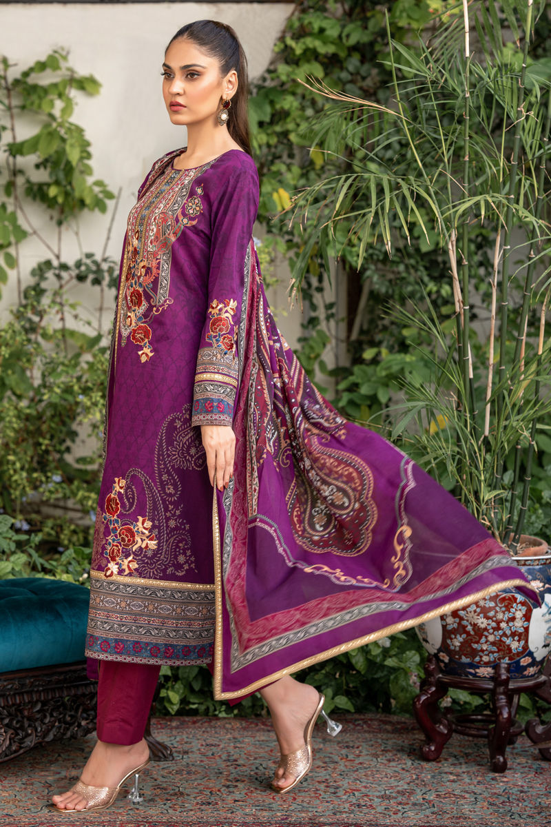 Shamaeel Ansari | Gulrang Lawn | LP-02 -  Shamaeel Ansari Ladies Clothes - Original Designer Dress - House of Maryam