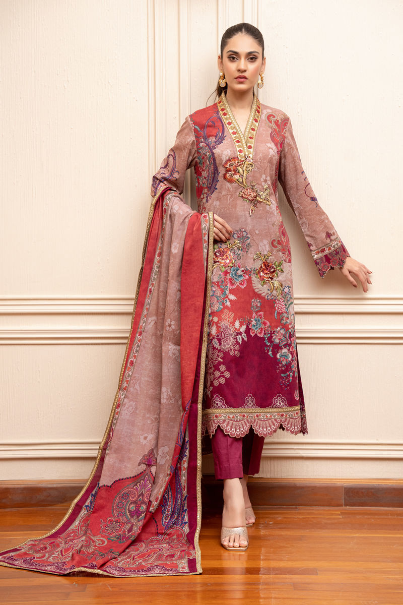 Shamaeel Ansari | Gulrang Lawn | LP-06 -  Shamaeel Ansari Ladies Clothes - Original Designer Dress - House of Maryam