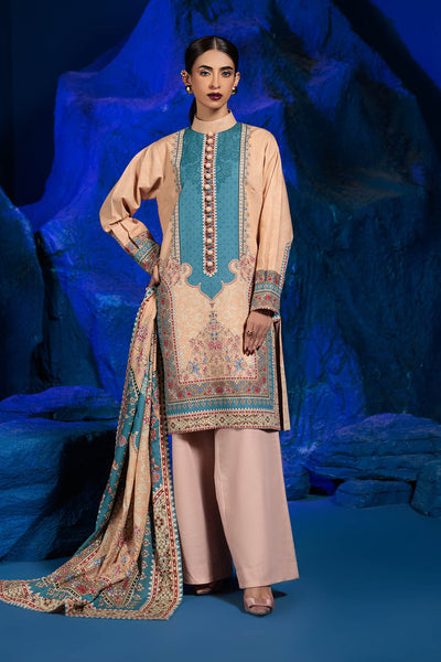 Bonanza Satrangi | Rehber 3 Pc (1W24P3P298) -  Bonanza Satrangi Unstitched - Original Designer Dress - House of Maryam