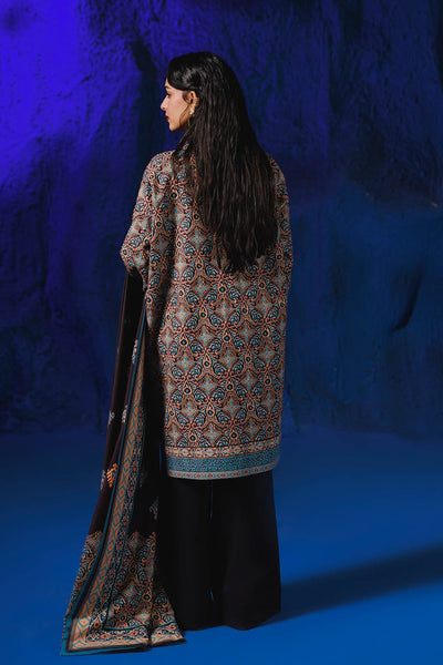Bonanza Satrangi | Graphite 3 Pc (2W24P3P345) -  Bonanza Satrangi Unstitched - Original Designer Dress - House of Maryam