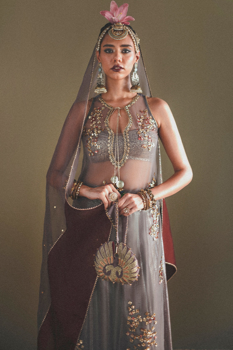 Haute Form I Dastaan Luxury Formals I Chamkeeli -  Haute Form Ladies Clothes - Original Designer Dress - House of Maryam