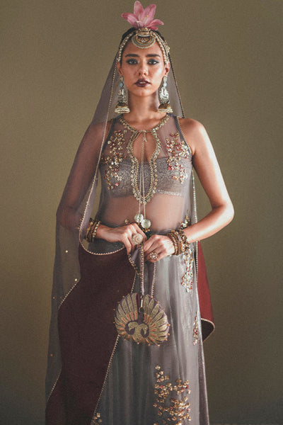 Haute Form I Dastaan Luxury Formals I Chamkeeli -  Haute Form Ladies Clothes - Original Designer Dress - House of Maryam