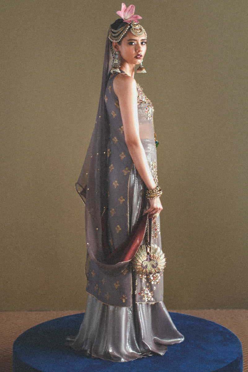 Haute Form I Dastaan Luxury Formals I Chamkeeli -  Haute Form Ladies Clothes - Original Designer Dress - House of Maryam