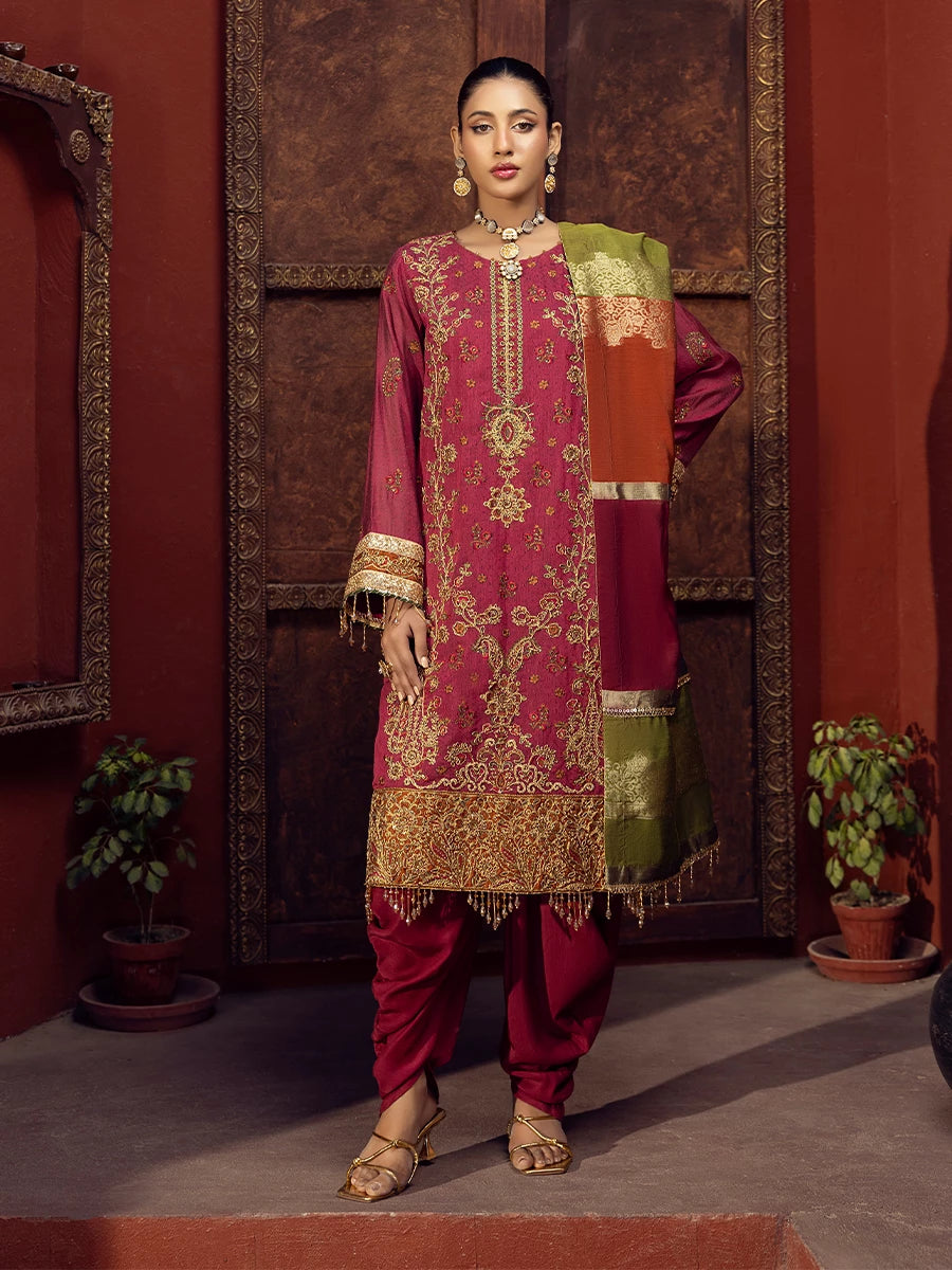 Salitex | Signature Festive Chiffon | SUNW6JI017UT -  Salitex Ladies Clothes - Original Designer Dress - House of Maryam