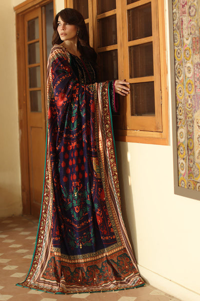 Aisha Imran | Printed Panache Velvet Shawls 25 | Liyana Velvet Shawl
