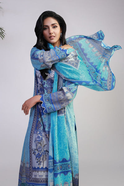 Shamaeel Ansari | Gulrang Lawn | Gulrang-01 -  Shamaeel Ansari Ladies Clothes - Original Designer Dress - House of Maryam