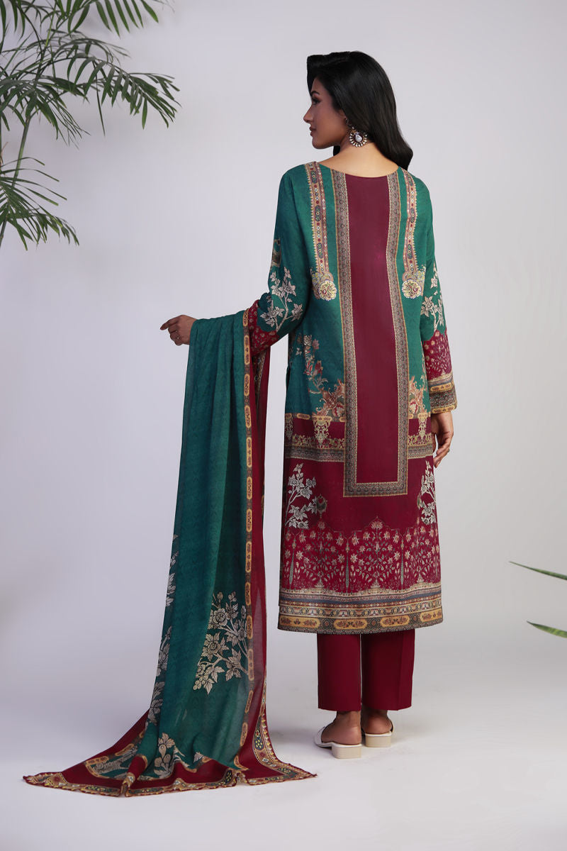 Shamaeel Ansari | Gulrang Lawn | Gulrang-02 -  Shamaeel Ansari Ladies Clothes - Original Designer Dress - House of Maryam