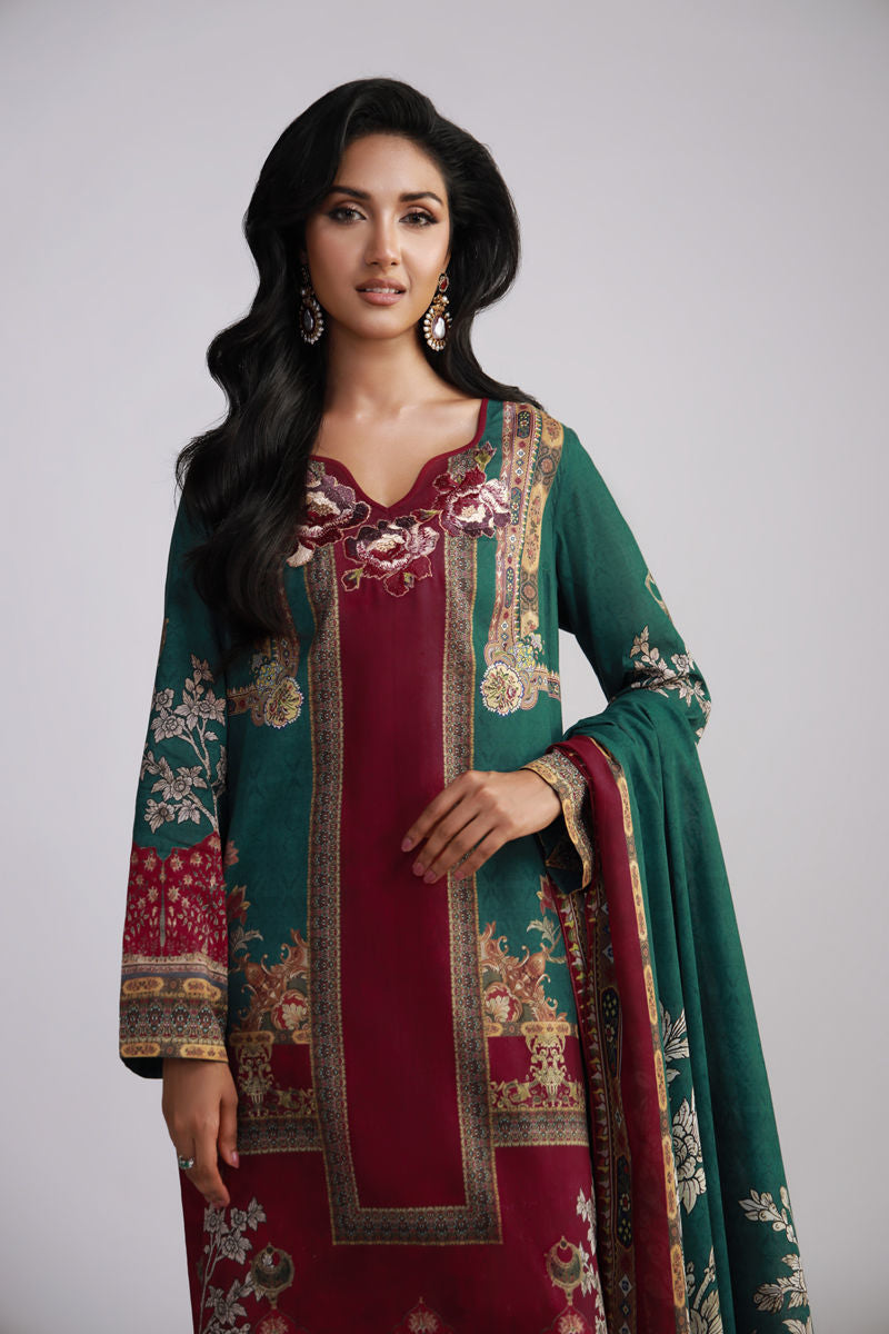 Shamaeel Ansari | Gulrang Lawn | Gulrang-02 -  Shamaeel Ansari Ladies Clothes - Original Designer Dress - House of Maryam