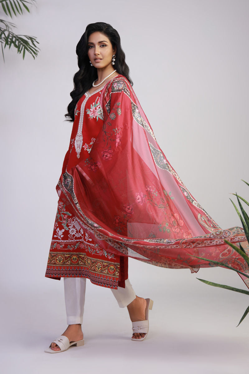 Shamaeel Ansari | Gulrang Lawn | Gulrang-04 -  Shamaeel Ansari Ladies Clothes - Original Designer Dress - House of Maryam