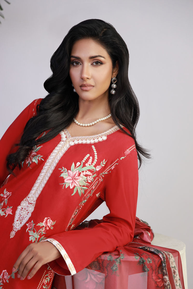 Shamaeel Ansari | Gulrang Lawn | Gulrang-04 -  Shamaeel Ansari Ladies Clothes - Original Designer Dress - House of Maryam