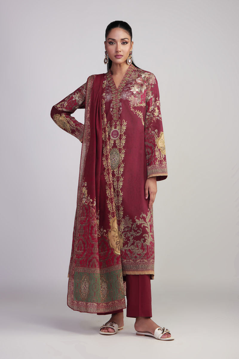 Shamaeel Ansari | Gulrang Lawn | Gulrang-05 -  Shamaeel Ansari Ladies Clothes - Original Designer Dress - House of Maryam