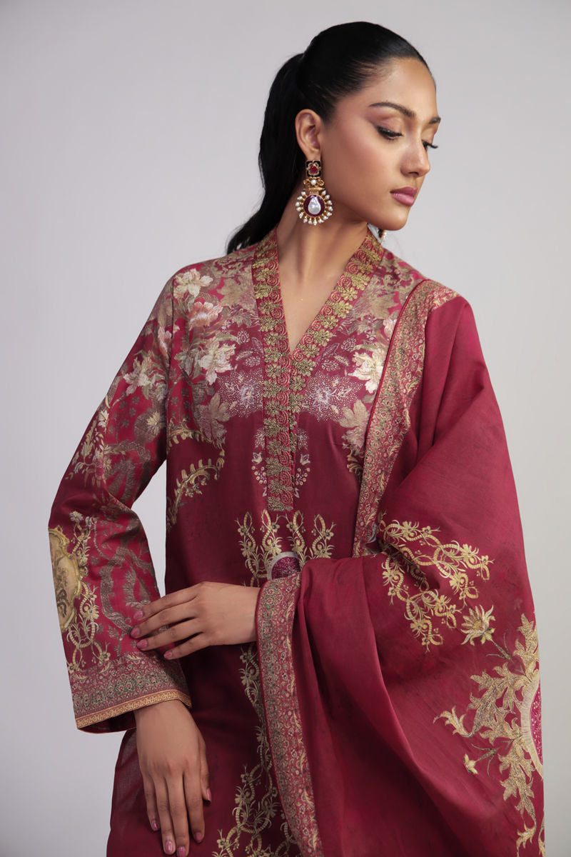 Shamaeel Ansari | Gulrang Lawn | Gulrang-05 -  Shamaeel Ansari Ladies Clothes - Original Designer Dress - House of Maryam