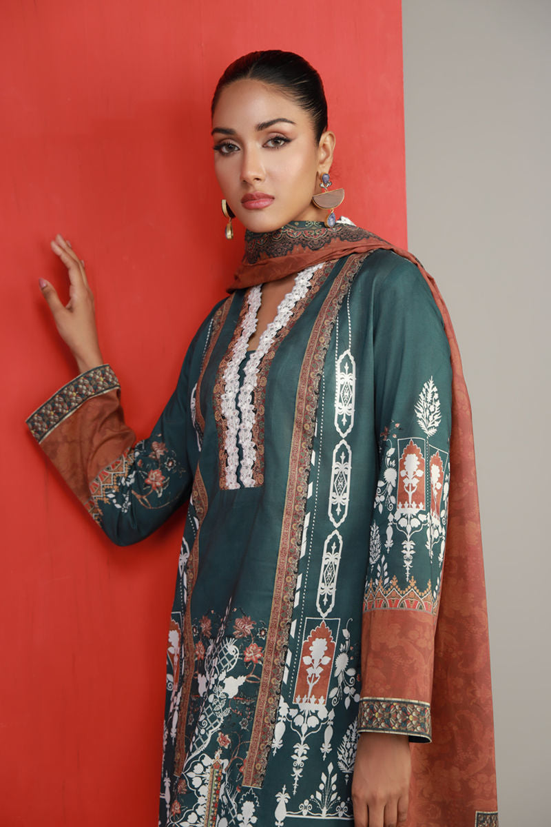 Shamaeel Ansari | Gulrang Lawn | Gulrang-06 -  SHA  - Original Designer Dress - House of Maryam
