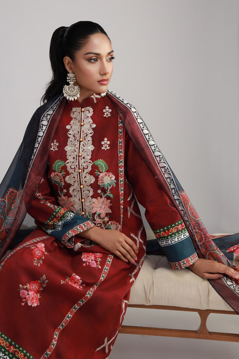Shamaeel Ansari | Gulrang Lawn | Gulrang-07 -  Shamaeel Ansari Ladies Clothes - Original Designer Dress - House of Maryam