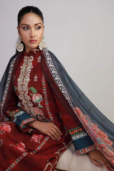 Shamaeel Ansari | Gulrang Lawn | Gulrang-07 -  Shamaeel Ansari Ladies Clothes - Original Designer Dress - House of Maryam
