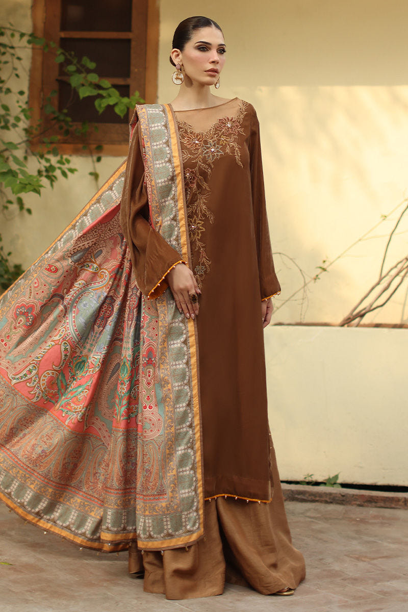 Aisha Imran | Printed Panache Velvet Shawls 25 | Myra Velvet Shawl