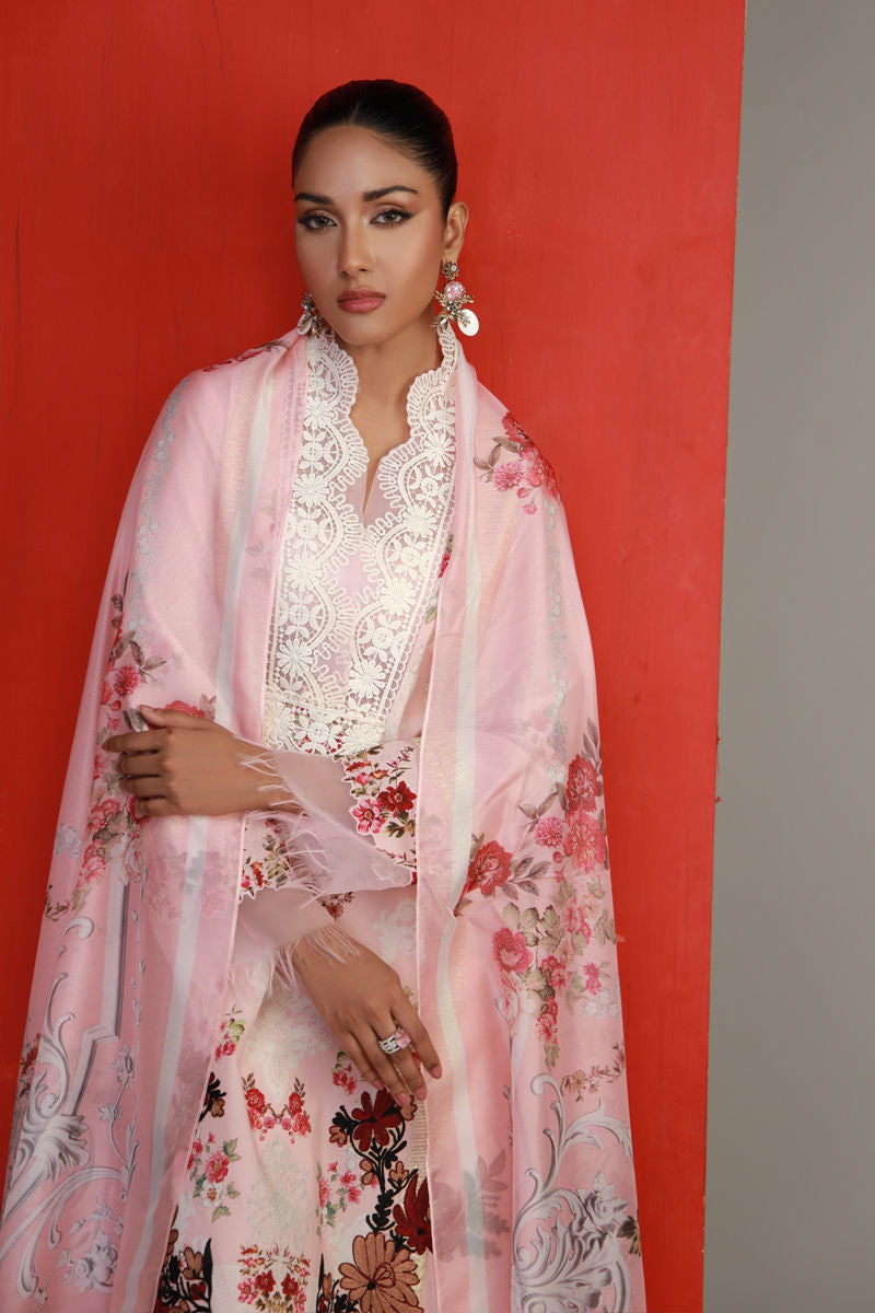 Shamaeel Ansari | Gulrang Lawn | Gulrang-08 -  Shamaeel Ansari Ladies Clothes - Original Designer Dress - House of Maryam